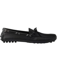 Prada - Leather Driving Shoe - Lyst