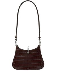 Rabanne - Ring Embossed Leather Shoulder Bag - Lyst