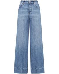 Bottega Veneta - Mid-Rise Palazzo Jeans - Lyst