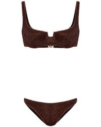 Oséree - Oséree Sequined Two Piece Swimsuit - Lyst