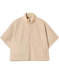 Twinset - Zip-Up Mock-Neck Poncho - Lyst