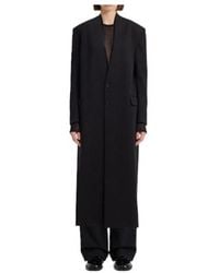Ann Demeulemeester - Single-Breasted Coat With Shawl Collar - Lyst