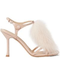 Fendi - Light Leather Sandals - Lyst