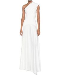 Solace London - One-Shoulder Draped Maxi Dress - Lyst