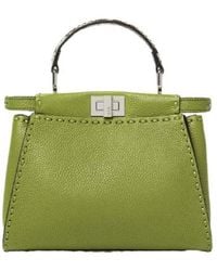 Fendi - Peekaboo Mini Top Handle Bag - Lyst