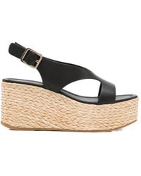 Paloma Barceló - Paloma Barceló Hudson Caidis Round Toe Wedges - Lyst
