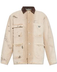 MISBHV - Logo Plaque Distressed Jacket - Lyst