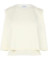Loewe - Sleeveless Knit Sweater - Lyst