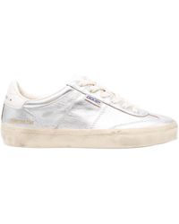 Golden Goose - Soul-Star Metallic Low-Top Sneakers - Lyst