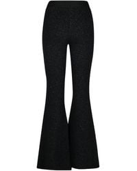 Palm Angels - Logo Tape Flared Pants - Lyst