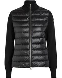 Moncler - Padded Wool And Nylon Jacket - Lyst