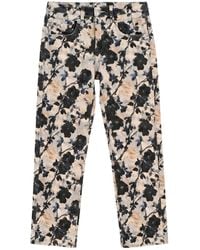 R13 - Floral Print Straight-Leg Pants - Lyst