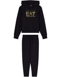 EA7 - Tracksuit Regular Fit Hooded - Lyst