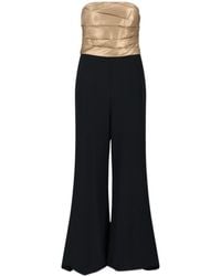 Ralph Lauren - Lauren Radbert Two-Toned Strapless Jumpsuit - Lyst