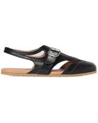 Dries Van Noten - Round-Toe Flat Sandals - Lyst