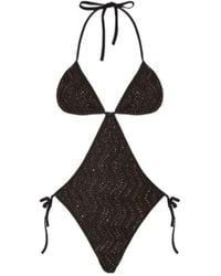 Missoni - Sequins Zigzag Mesh Bikini - Lyst