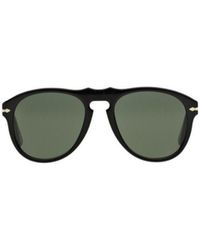 Persol - Oval Frame Sunglasses - Lyst
