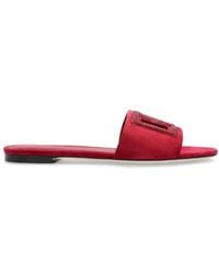 Dolce & Gabbana - Dg Embellished Slippers - Lyst