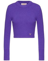 Valentino - Vgold Cashmere Jumper - Lyst