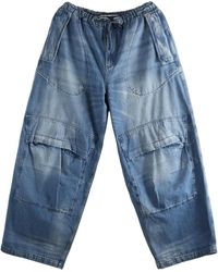 Alexander Wang - Oversized Low-Rise Cargo Jeans - Lyst