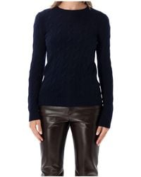 Ralph Lauren - Slim Cable-Knit Sweater - Lyst