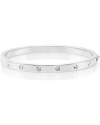 Kate Spade - Stone Hinged Bangle - Lyst