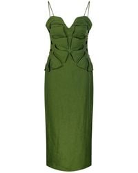 FARM Rio - Monstera Leaf Sleeveless Dress - Lyst
