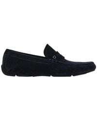 Ferragamo - Ferragamo Gancini Driver Ornament Loafers - Lyst