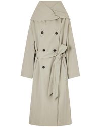 Kallmeyer - Light Khaki Long Trench Coat - Lyst
