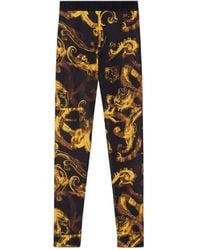 Versace Jeans Couture - Couture Barocco Printed Leggings - Lyst