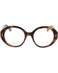 Loewe - Oval Frame Glasses - Lyst