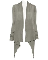 Rick Owens - Long-Sleeve Asymmetric Cardigan - Lyst