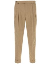 Pt Pantaloni - Pt Torino Carrot 2P Pleated Pants - Lyst