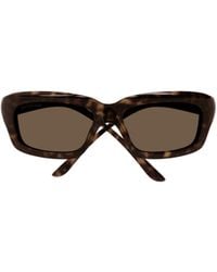 Balenciaga - Eyewear Rectangle Frame Sunglasses - Lyst