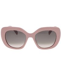 Celine - Triomphe 06 Oversize-Frame Sunglasses - Lyst