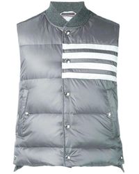 Thom Browne - 4-Bar Matte Nylon Down Vest - Lyst