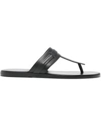 Tom Ford - T Logo Thong Strap Sandals - Lyst