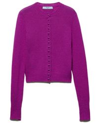 Prada - Cashmere Cardigan - Lyst