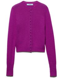 Prada - Cashmere Cardigan - Lyst