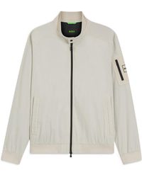 BOSS - Zip Patch-Pocket Jacket - Lyst
