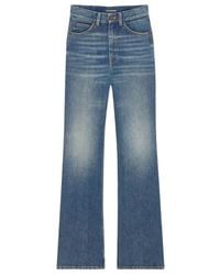 Saint Laurent - Clyde High-Rise Straight Jeans - Lyst
