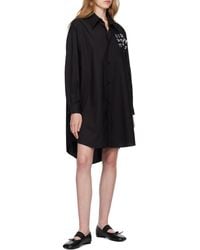 MM6 by Maison Margiela - Poplin Shirt Dress - Lyst