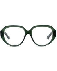 Loewe - Oval Frame Glasses - Lyst
