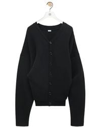 Loewe - Draped Cardigan - Lyst