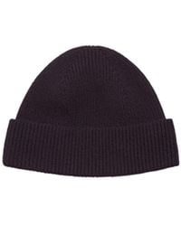 ZEGNA - Turn-Up Brim Knitted Beanie - Lyst