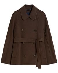 Max Mara - 'S Louise Double Breasted Short Belted Jacket - Lyst