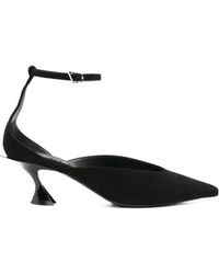 Mugler - 55Mm Fang Ankle-Strap Pumps - Lyst