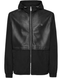 Philipp Plein - Logo Patch Hooded Jacket - Lyst