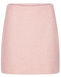 ROTATE BIRGER CHRISTENSEN - Bouclé A-Line Mini Skirt - Lyst