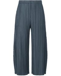 Pleats Please Issey Miyake - Pleats Please Issey Miyake Elasticated Waistband Pleated Trousers - Lyst